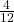 \frac 4 {12}