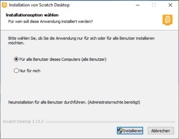 Installation Scratch Download Windows zehn