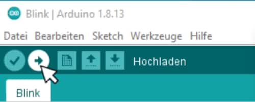Den übersetzten Sketch hochladen