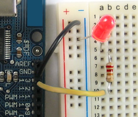 Arduino mit mBlock - Blinkende LED