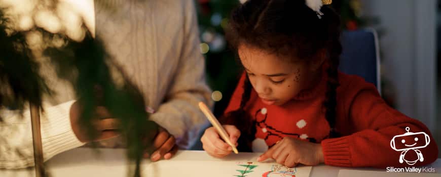 Weihnachtsmann malen - Anleitung für Kinder