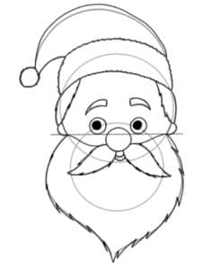 WEIHNACHTSMANN MALEN IN 10 SCHRITTEN | Einfache Anleitung