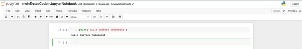 Anaconda in Python: Codebeispiel