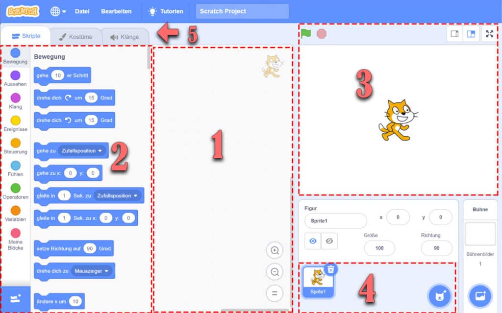 Scratch Desktop App: Der Aufbau