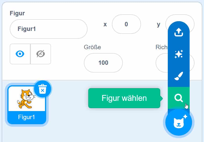 Scratch Figuren: Vorlagen