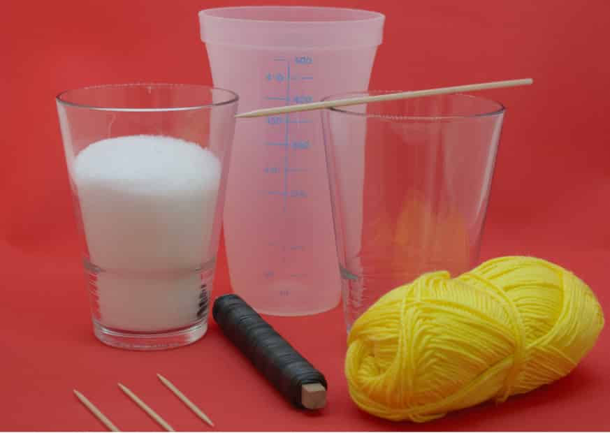 Kristalle züchten: Die Materialien