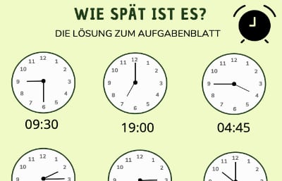 Karten zu Uhrzeiten  Uhrzeit lernen, Lesen lernen, Uhr lernen kinder