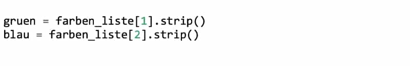 Python Strings – Leerzeichen entfernen