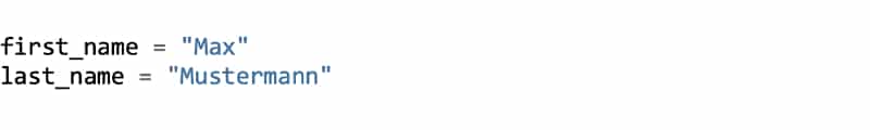 Strings in Python verbinden