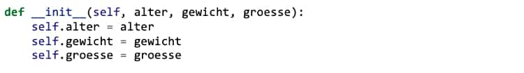 Klassen in Python: Objekte initialisieren