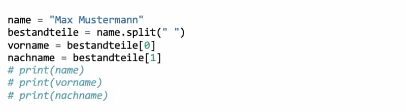 Python Kommentare über mehrere Zeilen darstellen