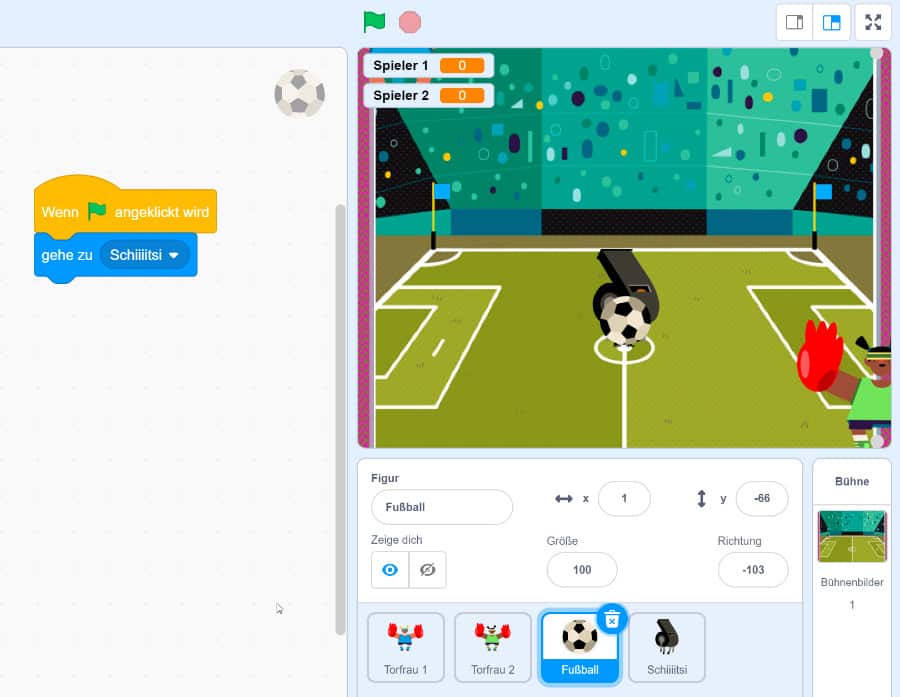 Den Spielball erstellen