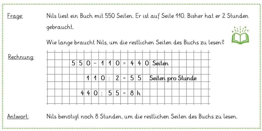 Sachaufgabe: Klasse 5