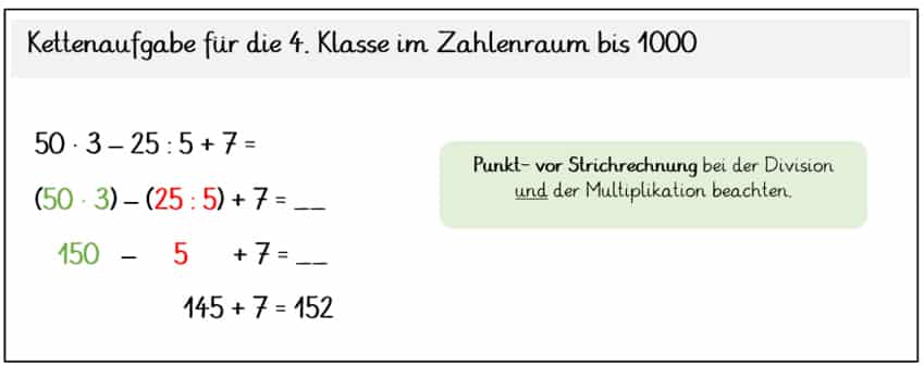 Übung für die 4. Klasse