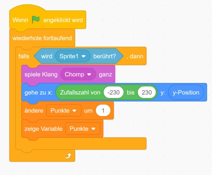 Scratch Mario - Den Punktestand einrichten