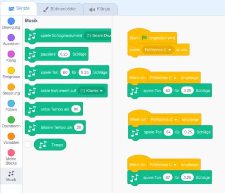 SCRATCH MUSIK Tutorial in 5 einfachen Schritten