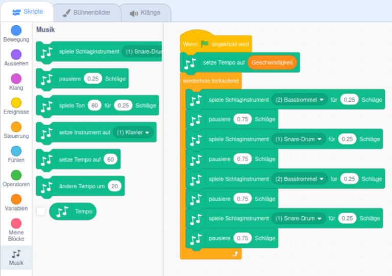 SCRATCH MUSIK Tutorial in 5 einfachen Schritten