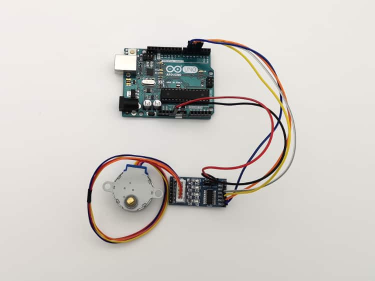 Arduino Schrittmotor – Die Verkabelung