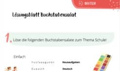  BUCHSTABENSALAT LÖSEN – GANZ EINFACH 