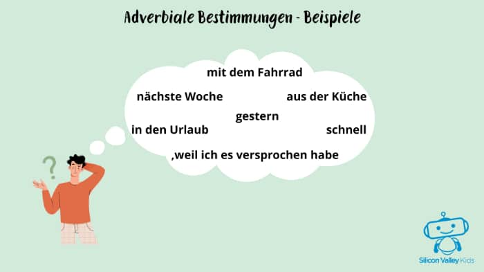 Adverbiale Bestimmungen – Beispiele