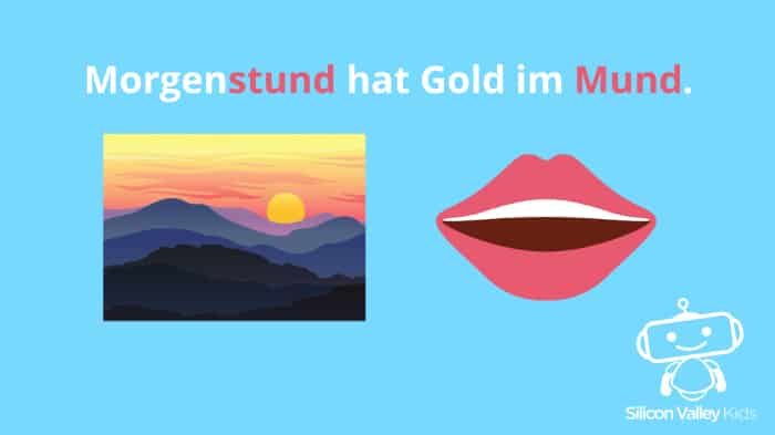 Merkhilfe für Reime