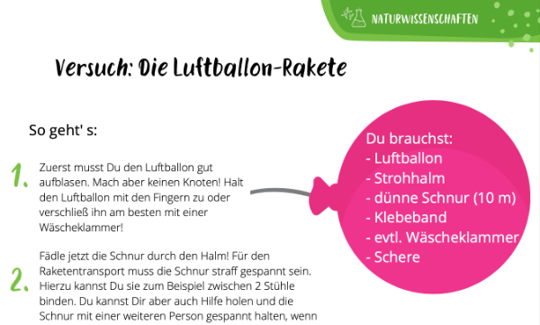 Versuch zum Wind