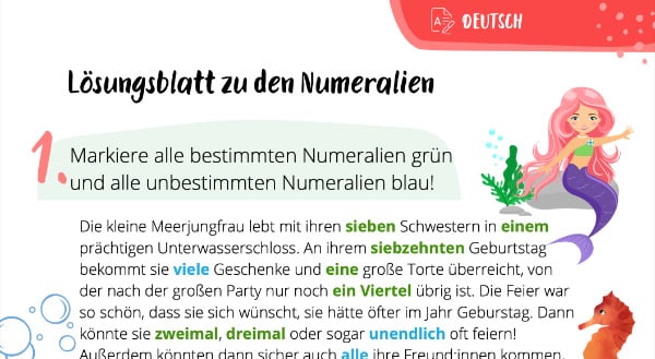 Lösungen Numeralien