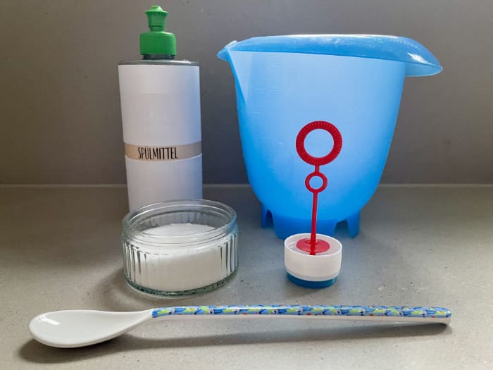 Material für gefrorene Seifenblasen