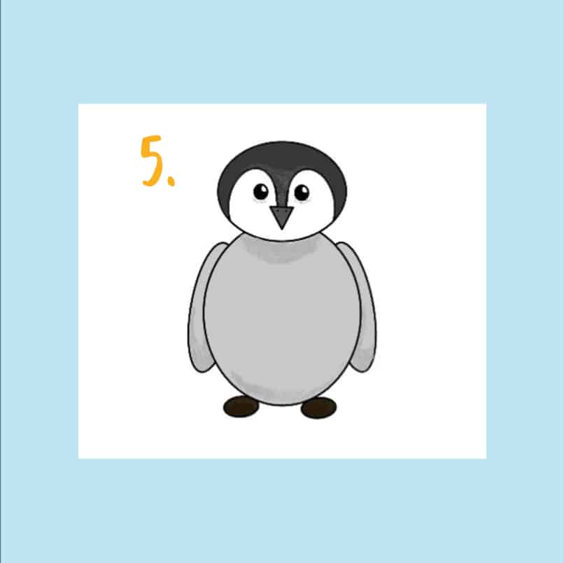 Pinguin zeichnen