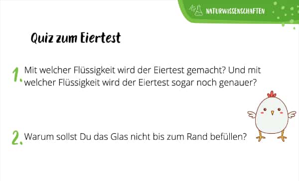 Quiz Eiertest