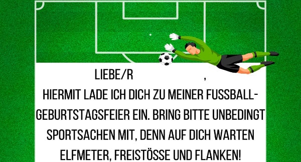 Fußballparty