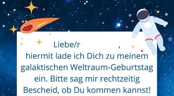 Weltraum