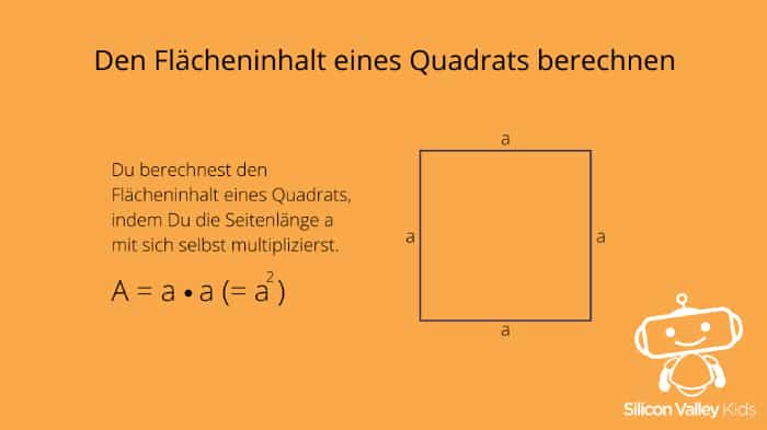 Den Flächeninhalt eines Quadrats berechnen