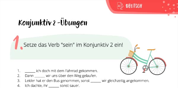 Konjunktiv 2: Übungen