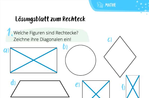 Lösungsblatt zum Rechteck