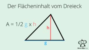 DREIECK FLÄCHENINHALT Formel, Übungsaufgaben & Lösungen