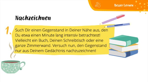 Konzentrationsübung (Grundschule): Nachzeichnen