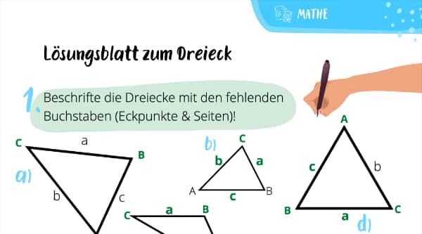 Lösungsblatt zum Dreieck